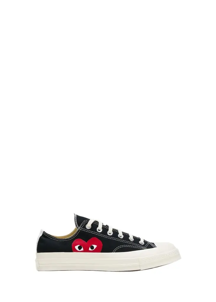 CDG Play x Converse Chuck Taylor Canvas Low-Top Sneakers