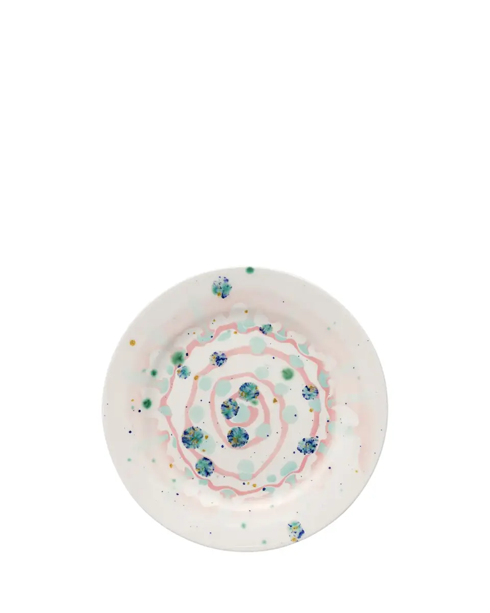 CORALLA MAIURI Four Seasons Winter Dessert Rim Plate | Thumbnail 2 CORALLA MAIURI Four Seasons Winter Dessert Rim Plate | Thumbnail 2