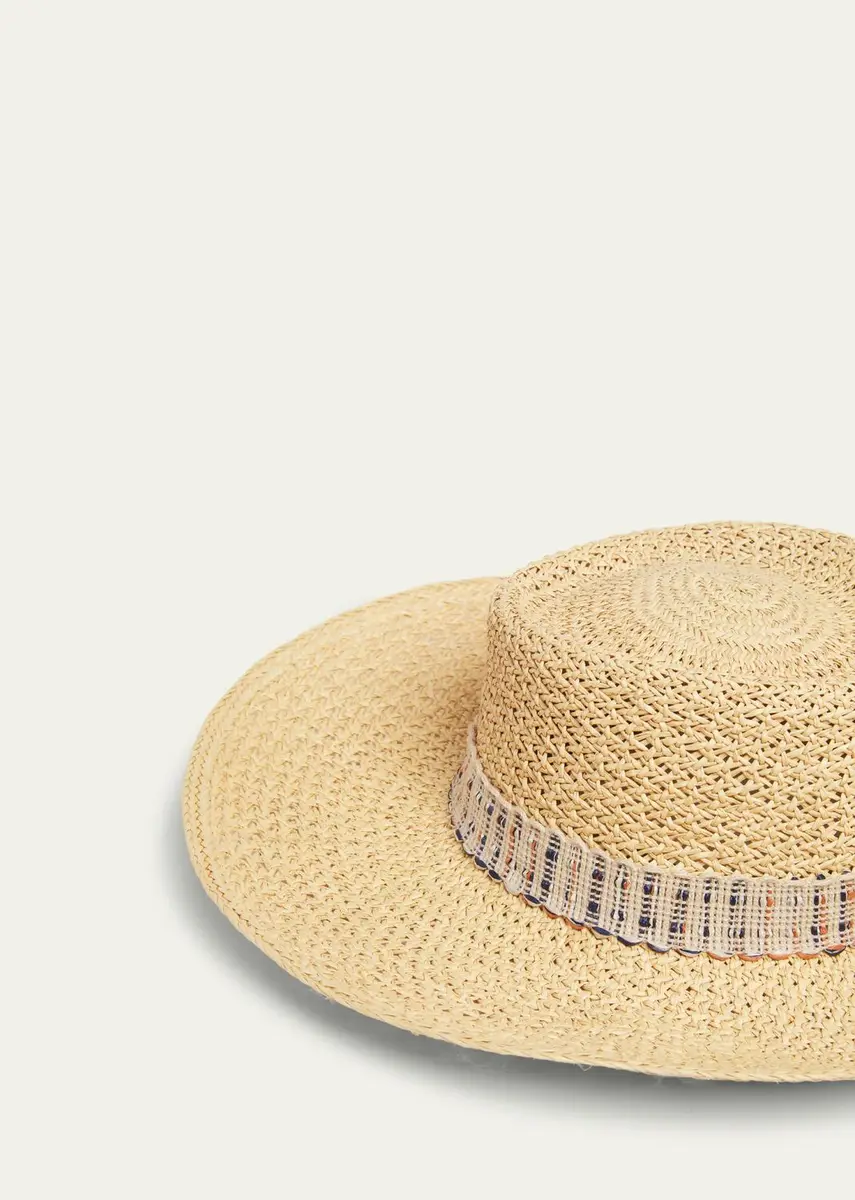 Loro Piana Hanae Straw Large-Brim Hat | Thumbnail 2 Loro Piana Hanae Straw Large-Brim Hat | Thumbnail 2