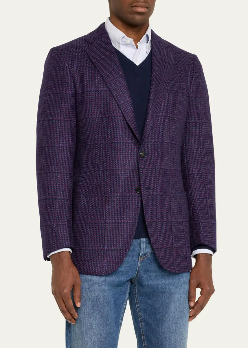 Cesare Attolini Men's 3-Ply Cashmere Sport Coat | Thumbnail 8 Cesare Attolini Men's 3-Ply Cashmere Sport Coat | Thumbnail 8