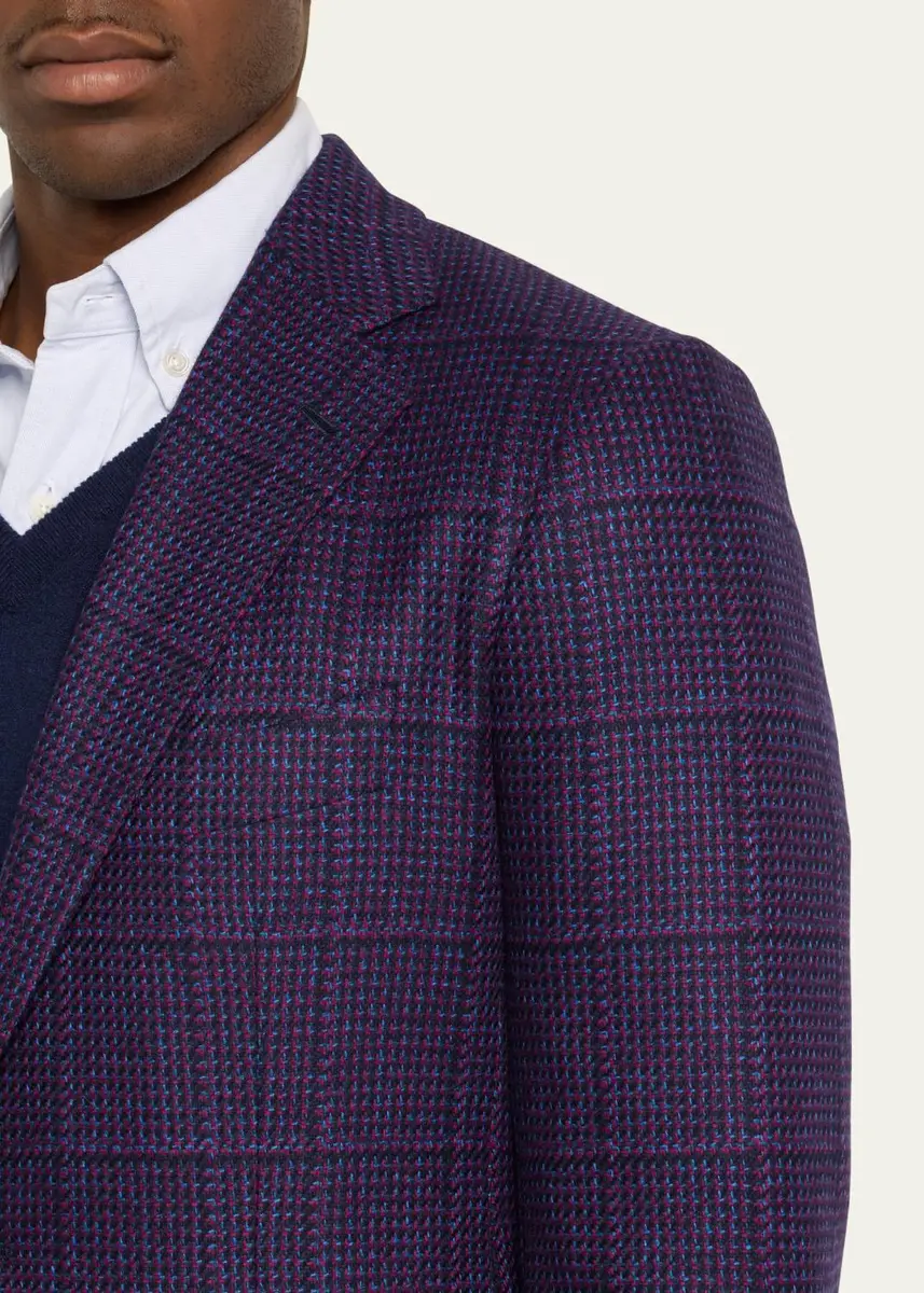 Cesare Attolini Men's 3-Ply Cashmere Sport Coat | Thumbnail 9 Cesare Attolini Men's 3-Ply Cashmere Sport Coat | Thumbnail 9