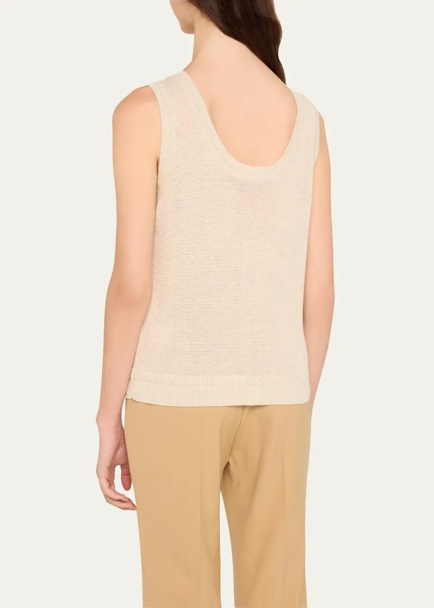 Kobi Halperin Heidi Sleeveless Shimmer Knit Sweater | Thumbnail 3 Kobi Halperin Heidi Sleeveless Shimmer Knit Sweater | Thumbnail 3