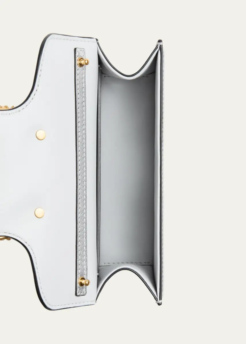 Valentino Garavani Loco Small Metallic Leather Shoulder Bag | Thumbnail 4 Valentino Garavani Loco Small Metallic Leather Shoulder Bag | Thumbnail 4