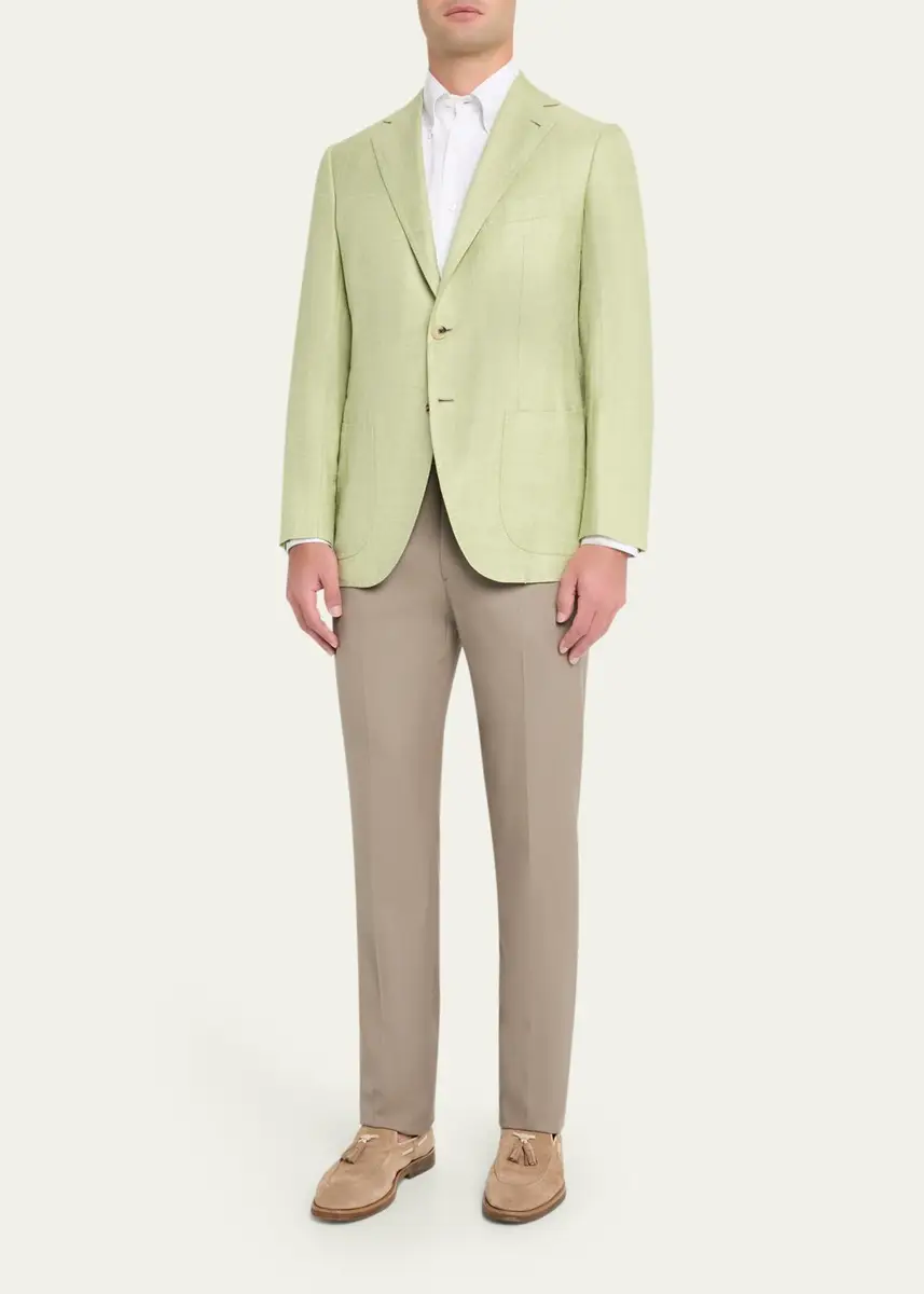 Cesare Attolini Men's Cashmere, Silk and Linen Single-Breasted Sport Coat | Thumbnail 2 Cesare Attolini Men's Cashmere, Silk and Linen Single-Breasted Sport Coat | Thumbnail 2