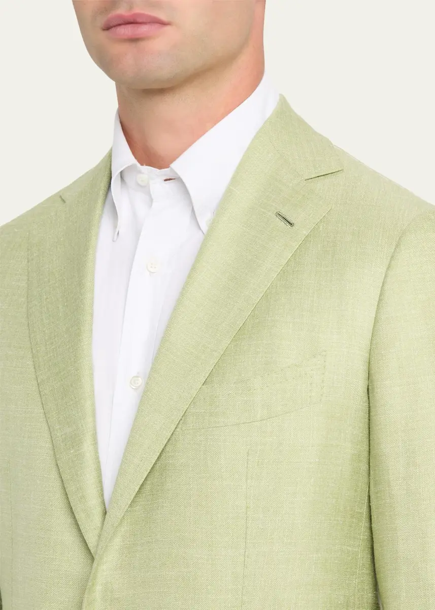 Cesare Attolini Men's Cashmere, Silk and Linen Single-Breasted Sport Coat | Thumbnail 5 Cesare Attolini Men's Cashmere, Silk and Linen Single-Breasted Sport Coat | Thumbnail 5