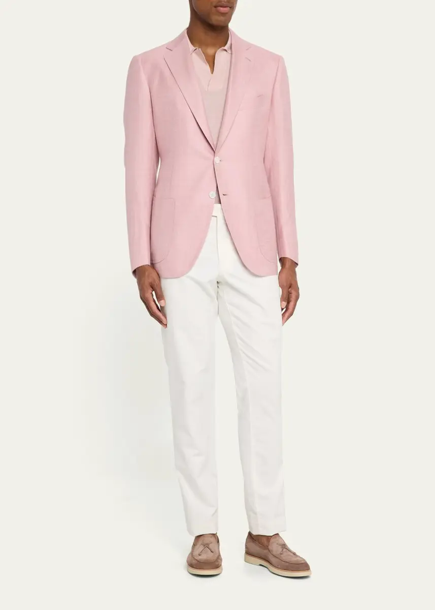Cesare Attolini Men's Cashmere, Silk and Linen Single-Breasted Sport Coat | Thumbnail 6 Cesare Attolini Men's Cashmere, Silk and Linen Single-Breasted Sport Coat | Thumbnail 6