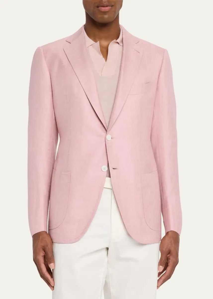 Cesare Attolini Men's Cashmere, Silk and Linen Single-Breasted Sport Coat | Thumbnail 8 Cesare Attolini Men's Cashmere, Silk and Linen Single-Breasted Sport Coat | Thumbnail 8