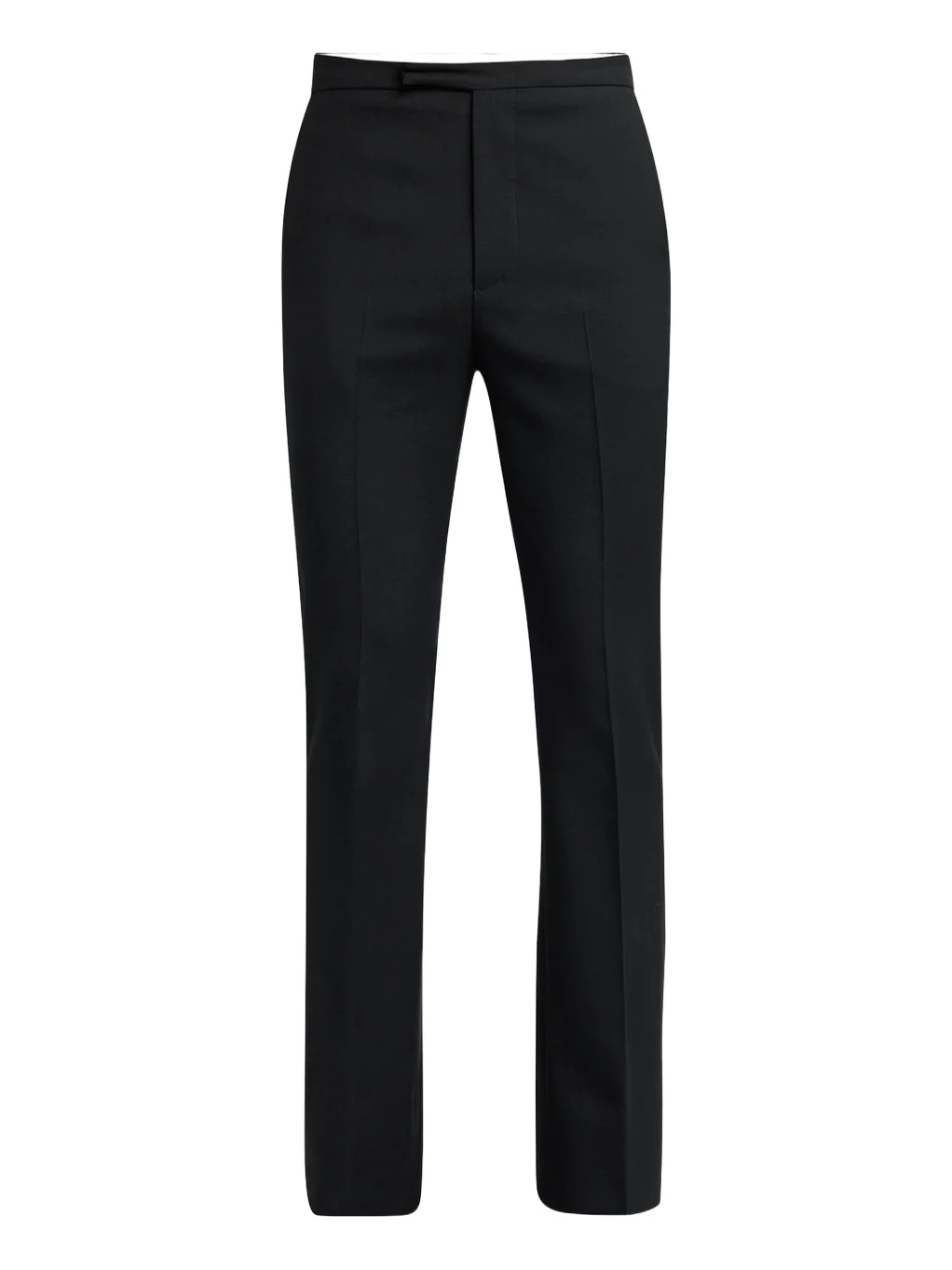 Men's Wool Slim Flare Flat-Front Trousers Men's Wool Slim Flare Flat-Front Trousers