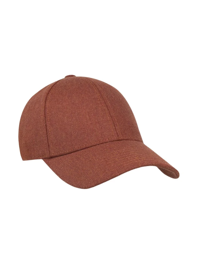 Varsity Headwear Men's Virgin Wool Mid Profile 6-Panel Baseball Cap
