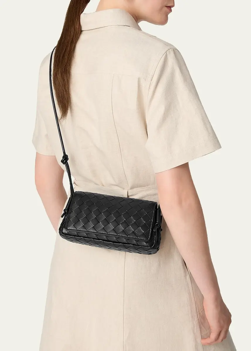 Bottega Veneta Notturno Nappa Leather Shoulder Bag | Thumbnail 2 Bottega Veneta Notturno Nappa Leather Shoulder Bag | Thumbnail 2