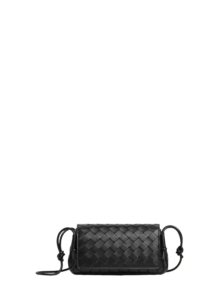 Bottega Veneta Notturno Nappa Leather Shoulder Bag