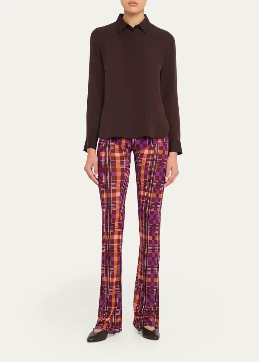 Diane von Furstenberg Kason Twist-Front Plunging Jumpsuit | Thumbnail 2 Diane von Furstenberg Kason Twist-Front Plunging Jumpsuit | Thumbnail 2
