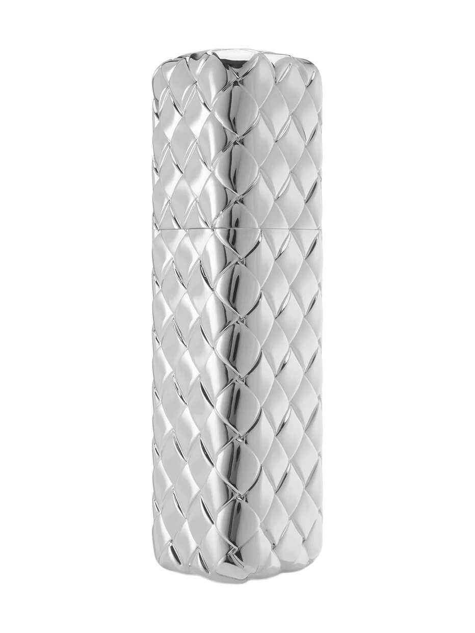 Silver Travel Perfume Case