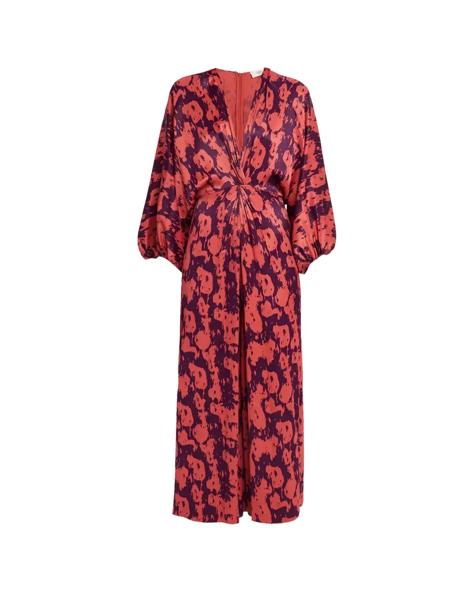 Diane von Furstenberg Kason Twist-Front Plunging Jumpsuit | Thumbnail 2 Diane von Furstenberg Kason Twist-Front Plunging Jumpsuit | Thumbnail 2
