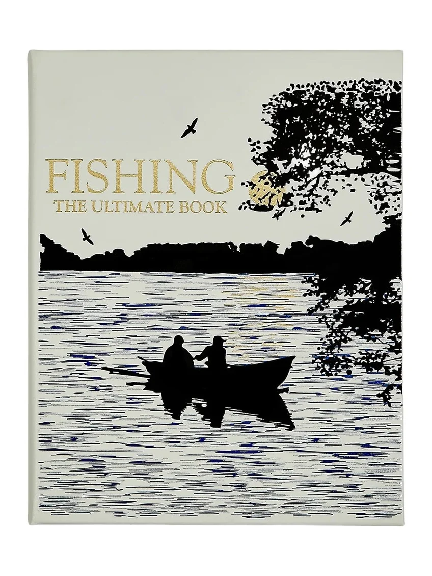 Graphic Image "Fishing - The Ultimate Book" Leather-Bound Book by Moritz Rott