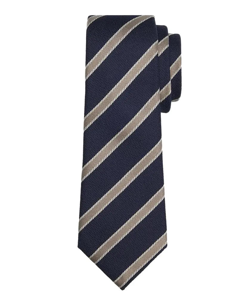 Giorgio Armani Men's Woven Stripe Silk Tie