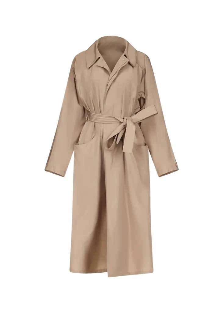 OSSOU Arma Technical Taffeta Trench Coat