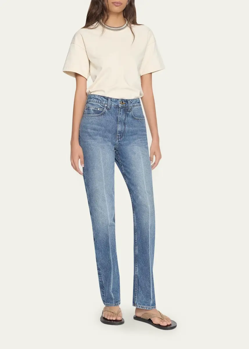 OSSOU Noon High-Rise Straight Jeans | Thumbnail 2 OSSOU Noon High-Rise Straight Jeans | Thumbnail 2