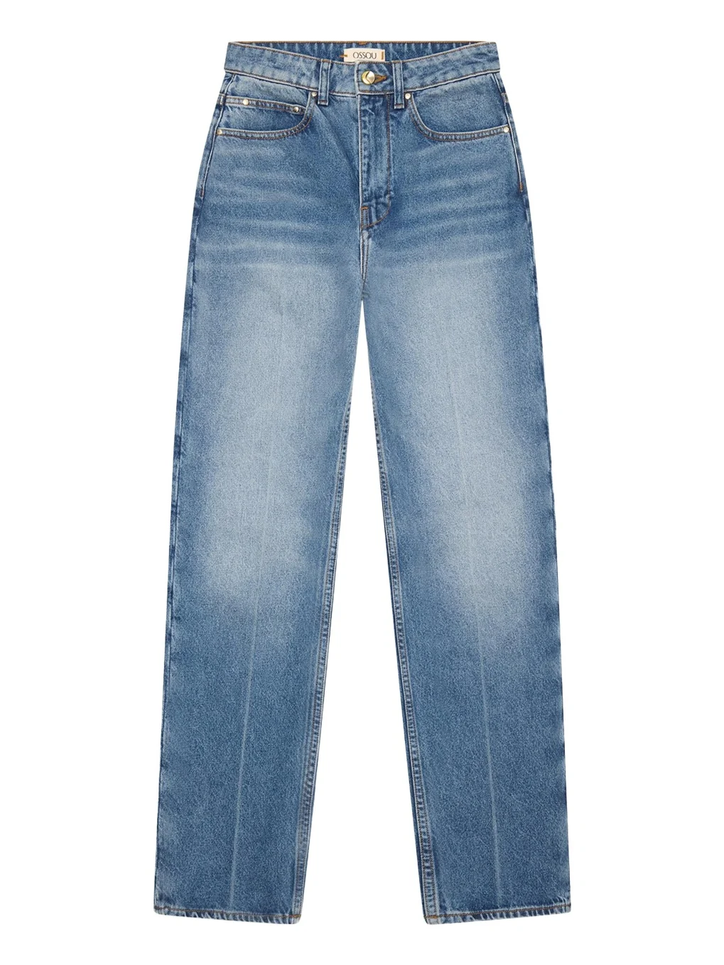 Noon High-Rise Straight Jeans