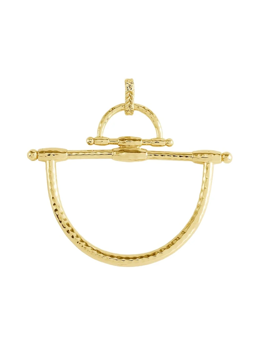 Anabel Aram Jewelry Cheval Bit Pendant