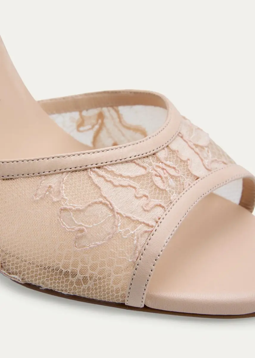 Christian Louboutin 100mm Miss Z Lace Slingback Sandals | Thumbnail 5 Christian Louboutin 100mm Miss Z Lace Slingback Sandals | Thumbnail 5