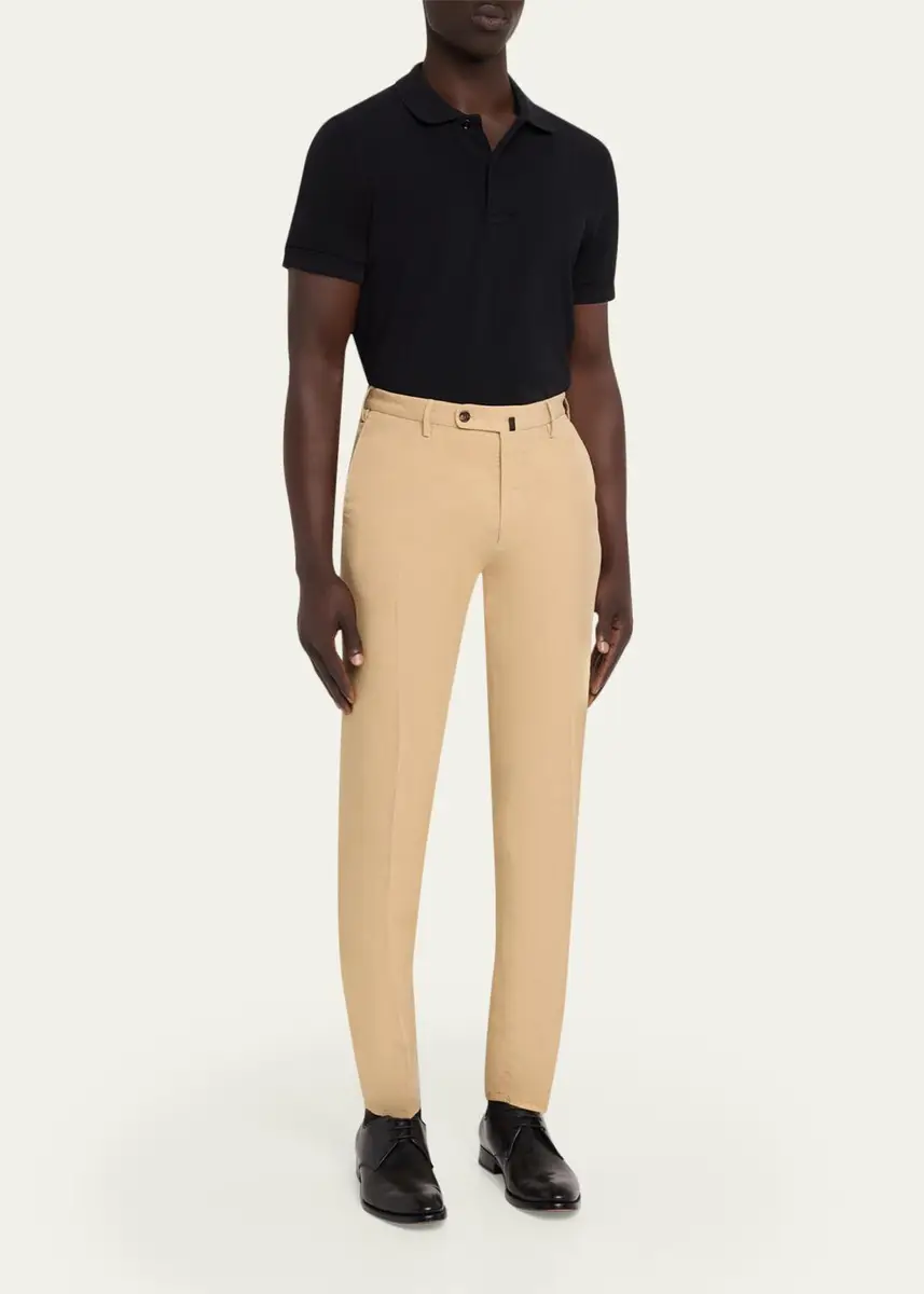 Incotex Men's Slim-Fit Chinolino Trousers | Thumbnail 6