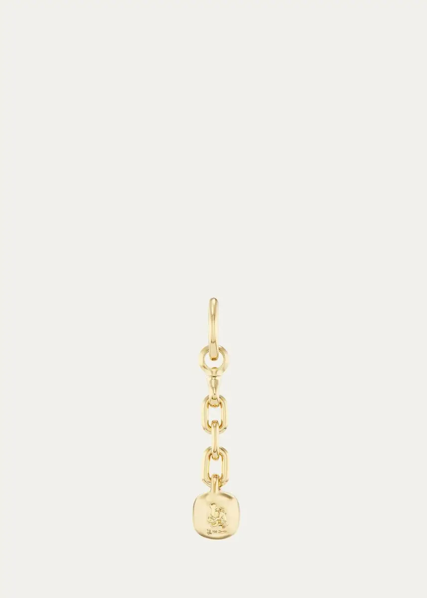 Uniform Object 18K Yellow Gold & Emerald Drop Earrings | Thumbnail 3