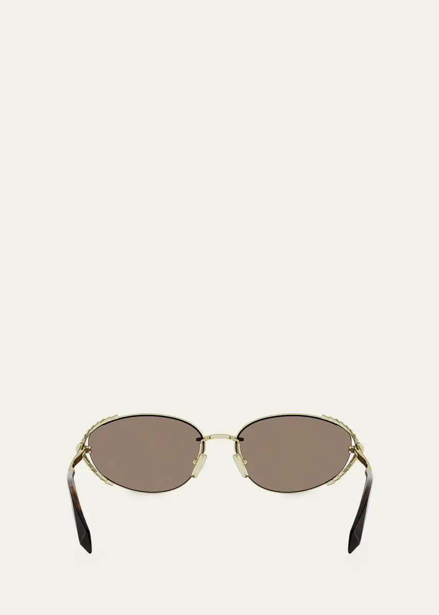BVLGARI Serpenti 55mm Metal Oval Sunglasses | Thumbnail 5 BVLGARI Serpenti 55mm Metal Oval Sunglasses | Thumbnail 5