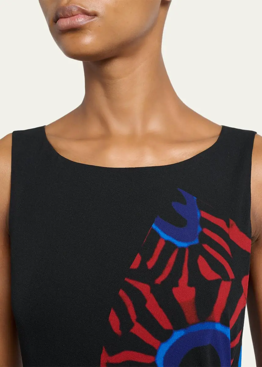 Dries Van Noten Dropps Patchwork Ruffle Sleeveless Midi Dress | Thumbnail 5 Dries Van Noten Dropps Patchwork Ruffle Sleeveless Midi Dress | Thumbnail 5