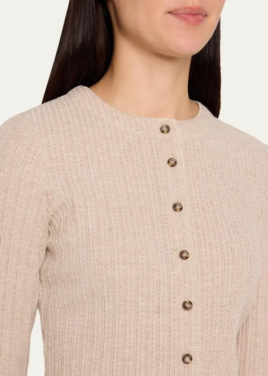 Veronica Beard Lira Crewneck Cardigan | Thumbnail 5 Veronica Beard Lira Crewneck Cardigan | Thumbnail 5