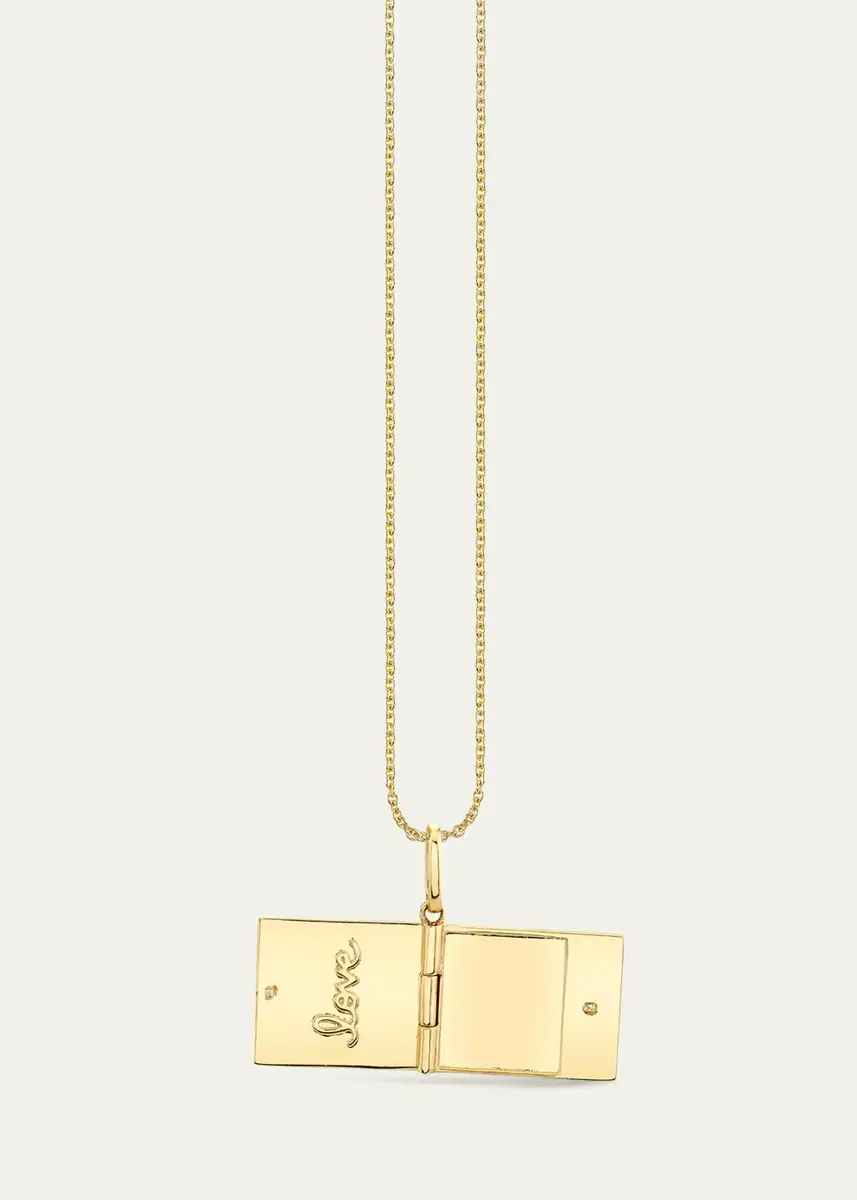 Sydney Evan 14K Diamond Perfect Match Locket Necklace | Thumbnail 2 Sydney Evan 14K Diamond Perfect Match Locket Necklace | Thumbnail 2