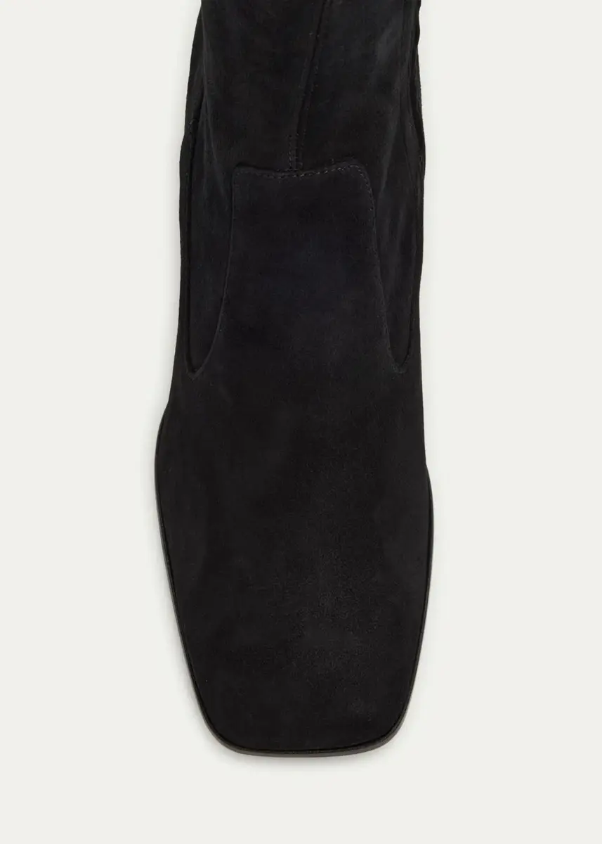 Santoni 65mm Suede Knee-High Boots | Thumbnail 5 Santoni 65mm Suede Knee-High Boots | Thumbnail 5