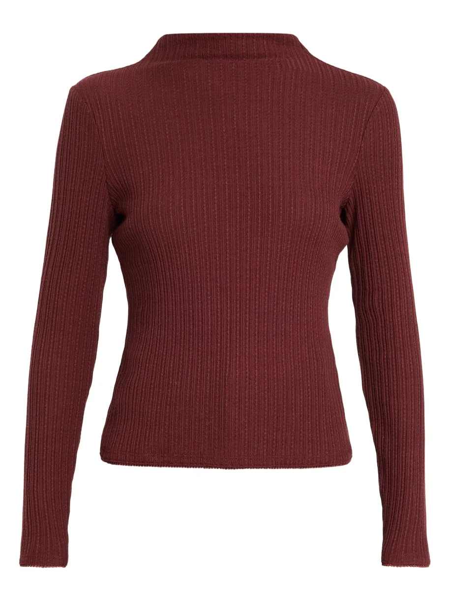 Nadja Ribbed Mock-Neck Top Nadja Ribbed Mock-Neck Top