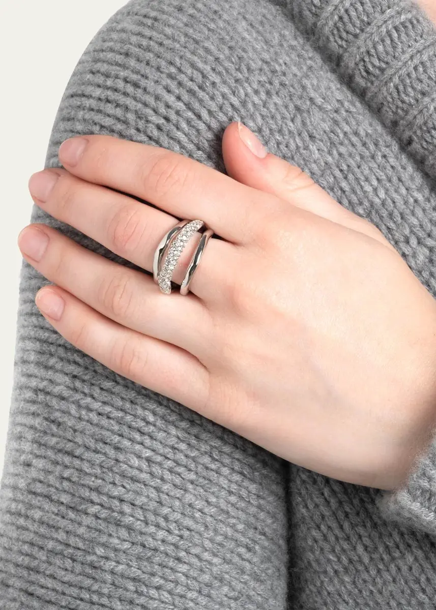ALEXIS BITTAR Solanales Crystal Orbiting Ring | Thumbnail 2