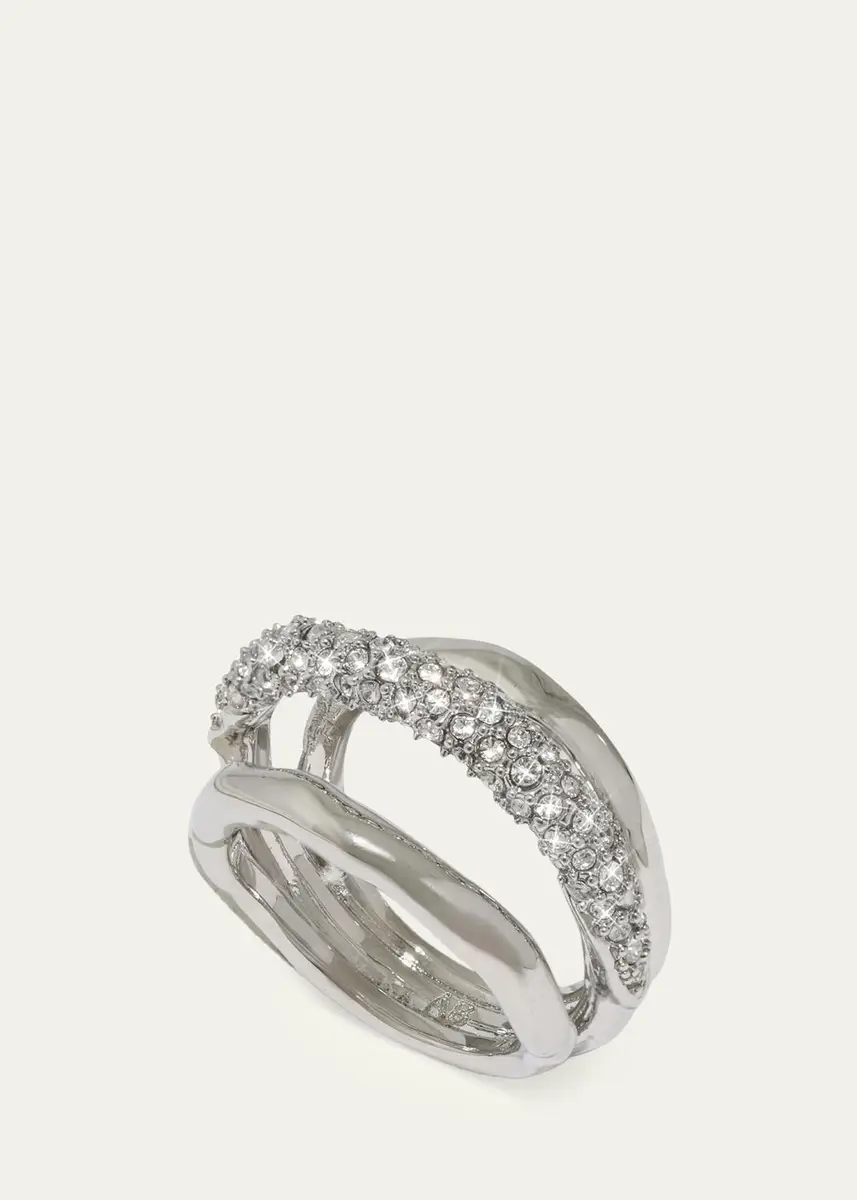 ALEXIS BITTAR Solanales Crystal Orbiting Ring | Thumbnail 3