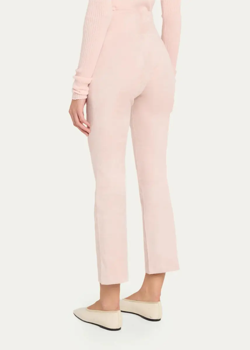 Sprwmn High-Waist Cropped Flare Leggings | Thumbnail 3 Sprwmn High-Waist Cropped Flare Leggings | Thumbnail 3