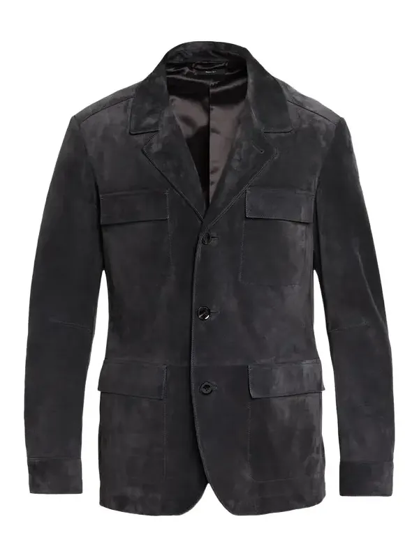 Tom Ford Men's Suede Military Jacket