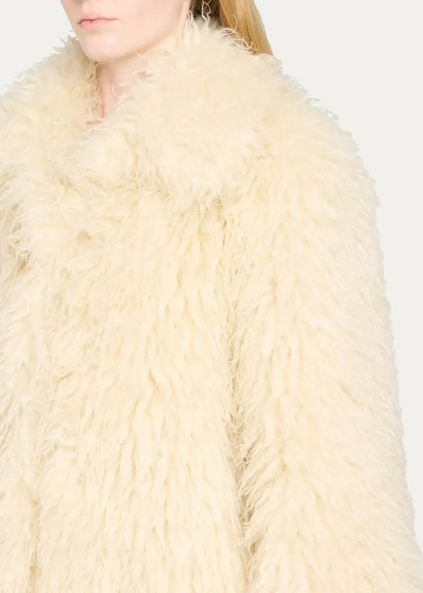 Cinq à Sept Curly Faux Fur Jacket | Thumbnail 5 Cinq à Sept Curly Faux Fur Jacket | Thumbnail 5