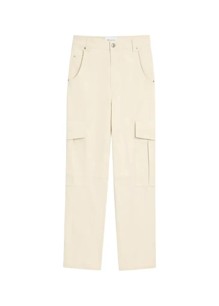 AMI PARIS Men's Cotton Canvas Straight-Leg Cargo Pants