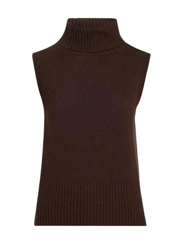 Mazzy Cashmere Turtleneck Tank