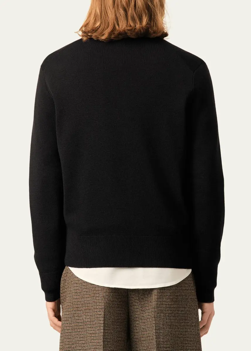 AMI PARIS Men's Merino Wool Ami De Coeur Sweater | Thumbnail 3 AMI PARIS Men's Merino Wool Ami De Coeur Sweater | Thumbnail 3