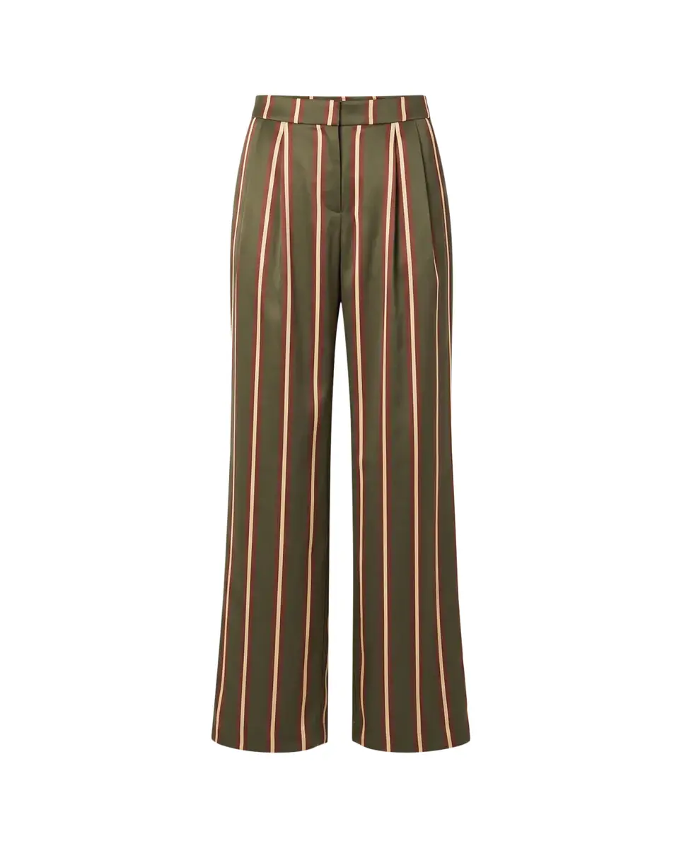 SEROYA Marlowe Striped Satin Pants | Thumbnail 2 SEROYA Marlowe Striped Satin Pants | Thumbnail 2