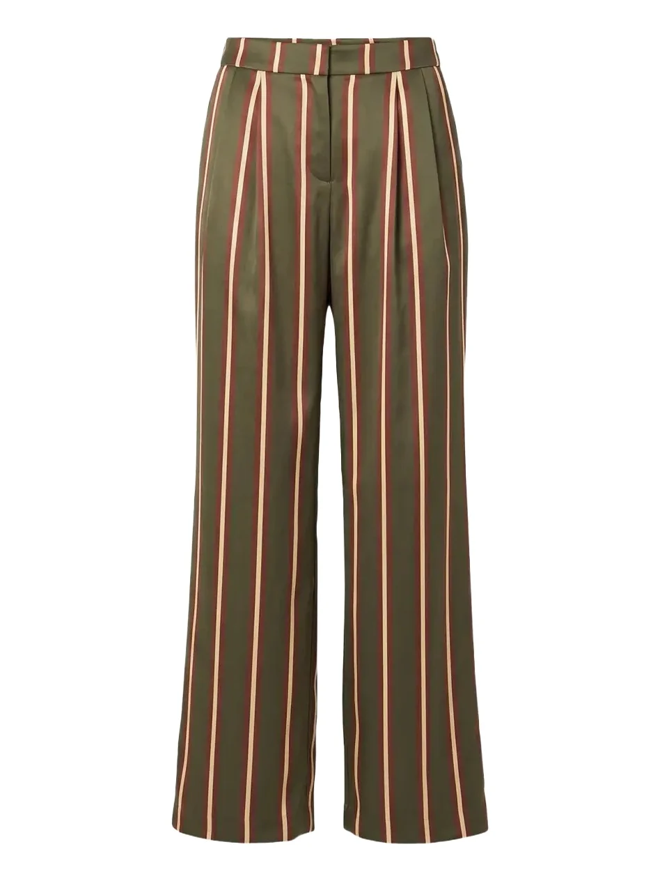 Marlowe Striped Satin Pants Marlowe Striped Satin Pants