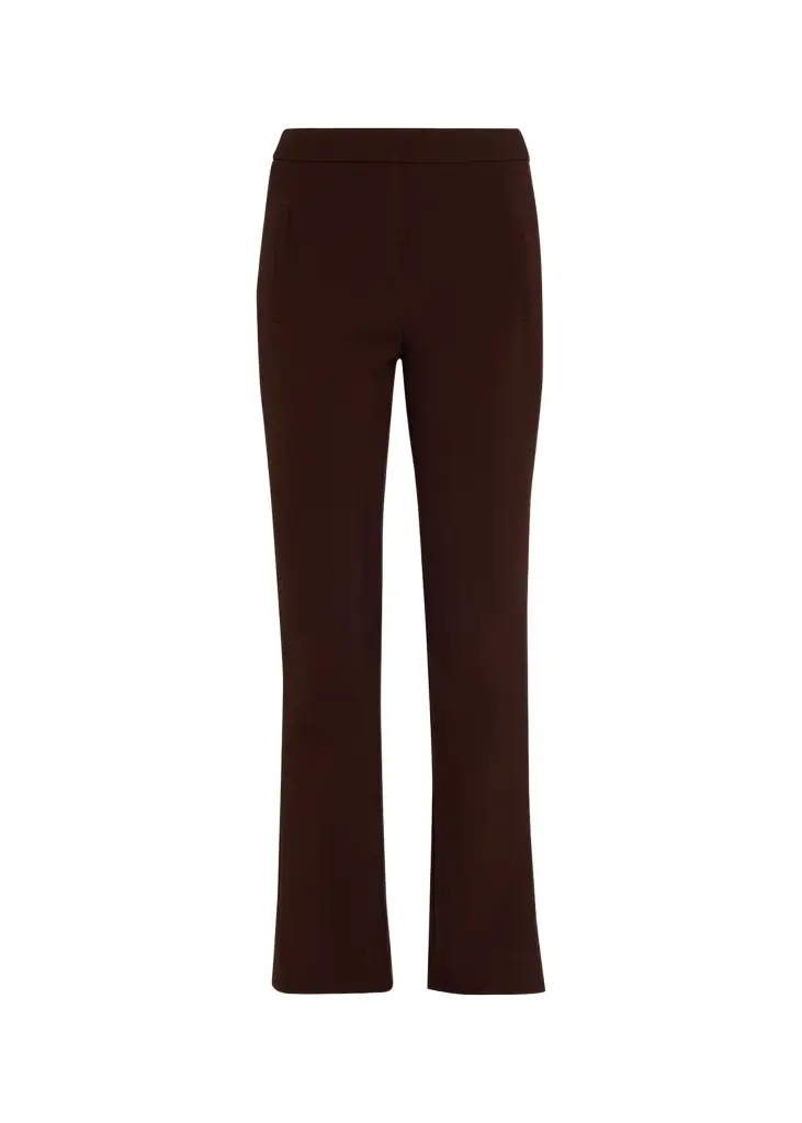Arte Virgin Wool-Blend High-Rise Slim-Leg Pants