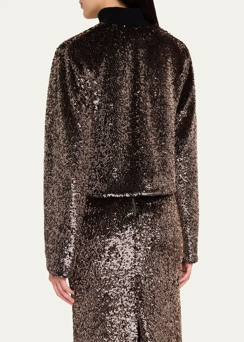 Veronica Beard Bancroff Embellished Tie-Neck Jacket | Thumbnail 3 Veronica Beard Bancroff Embellished Tie-Neck Jacket | Thumbnail 3