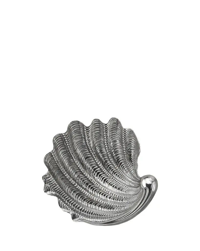 Tridacna Shell Small Sterling Silver Bowl Tridacna Shell Small Sterling Silver Bowl