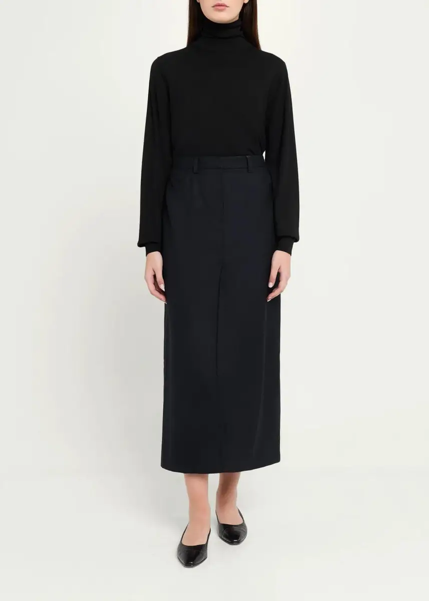 Theory Tailored Front-Vent Maxi Skirt | Thumbnail 2 Theory Tailored Front-Vent Maxi Skirt | Thumbnail 2