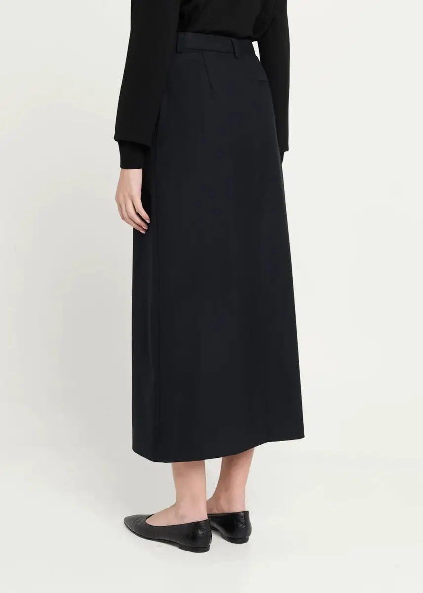 Theory Tailored Front-Vent Maxi Skirt | Thumbnail 3 Theory Tailored Front-Vent Maxi Skirt | Thumbnail 3