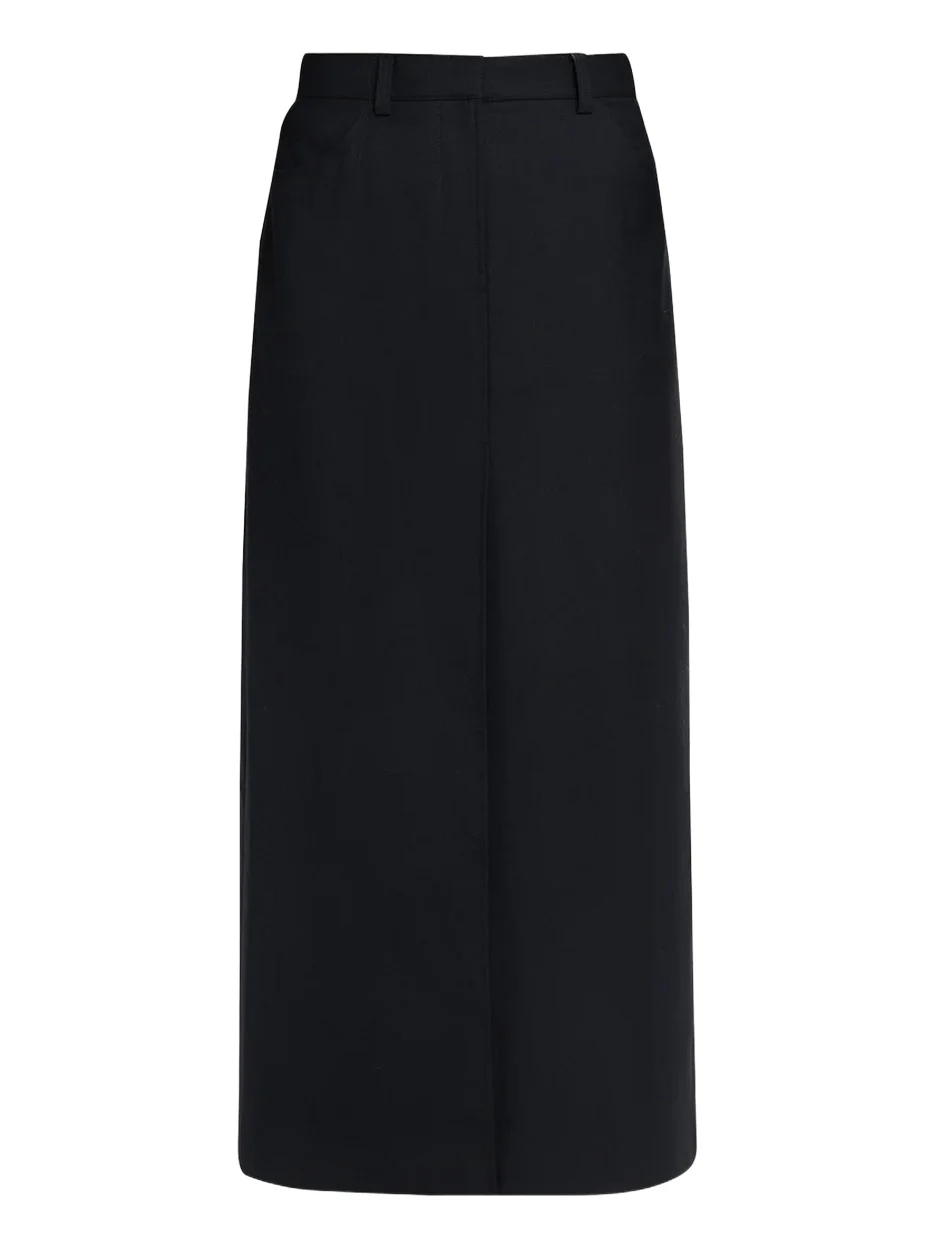 Tailored Front-Vent Maxi Skirt Tailored Front-Vent Maxi Skirt