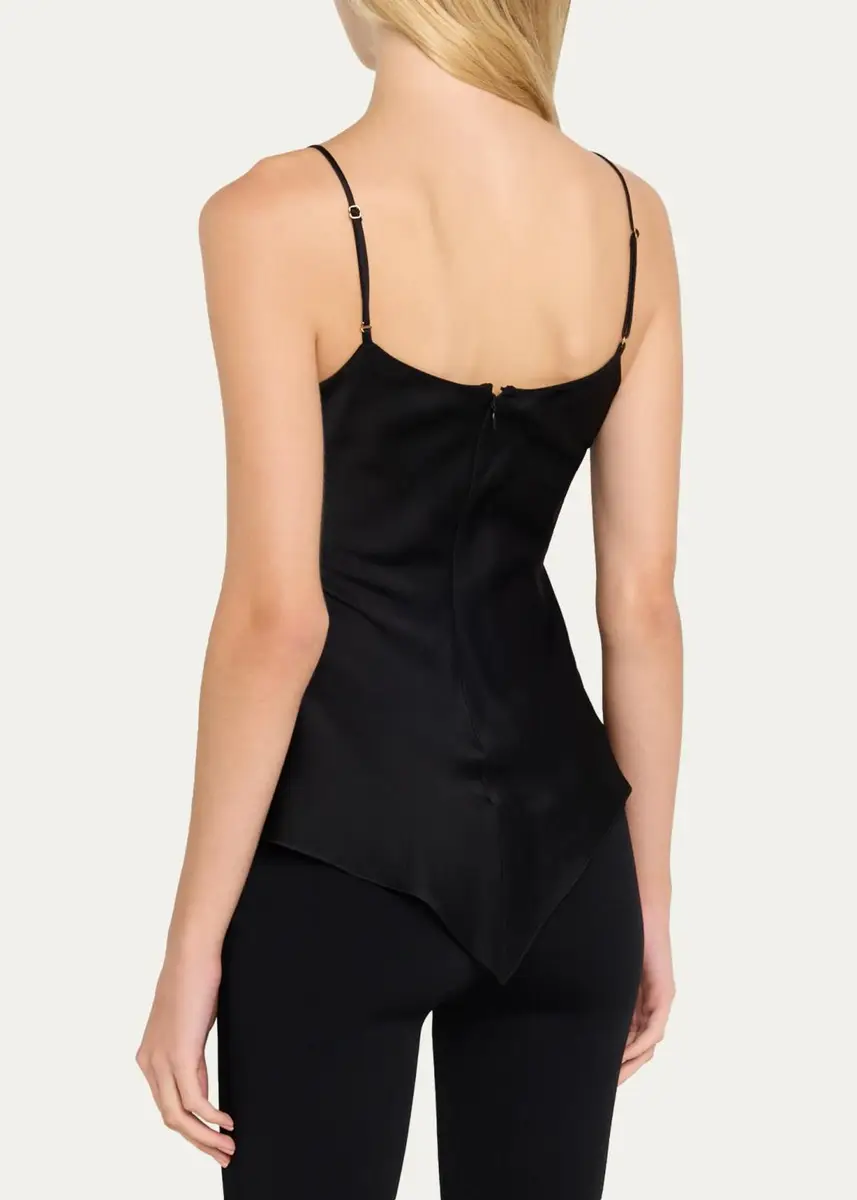 Stella McCartney Lace-Trim Satin Peplum Cami Top | Thumbnail 3 Stella McCartney Lace-Trim Satin Peplum Cami Top | Thumbnail 3